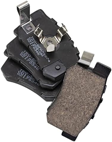 TRQ Rear Brake Pads Ceramic Hardware Wear Sensor