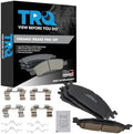 TRQ Front Brake Pads Ceramic Hardware