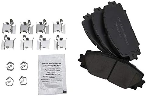 TRQ Front Brake Pads Ceramic Hardware