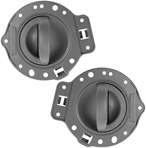TRQ Door Handle & Bezel Repair Kit Gray Front or Rear Pair Set