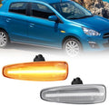 Nilight Fender Side Marker Lights 2PCS for 2008-2018 Lancer Evolution X