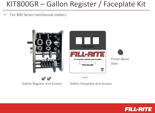 Fill-Rite KIT800GR Kit, 800 Series Gallon Register & Faceplate - Image 2