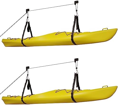 RAD Sportz Kayak Storage Hoist - Overhead Pulley System with 125lb by Wakeman