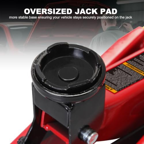 BIG RED 1.5 Ton Hydraulic Floor Jack, Trolley Service/Floor Jack with Case - Image 5