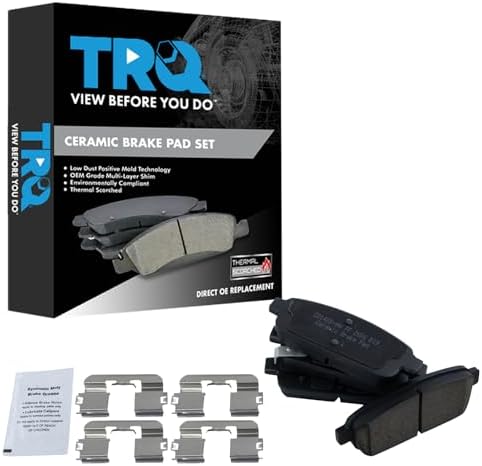 TRQ Premium Posi Ceramic Brake Pad Rear Set