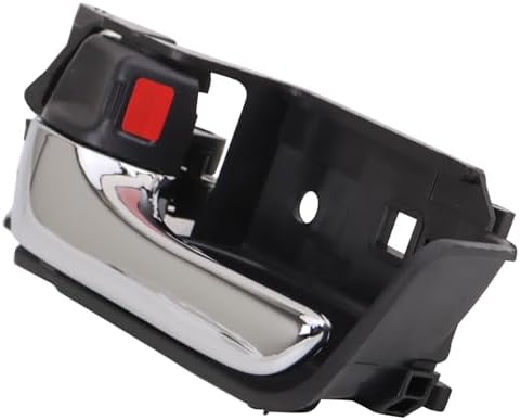 TRQ Rear Left Interior Door Handle Chrome & Black Drivers Side