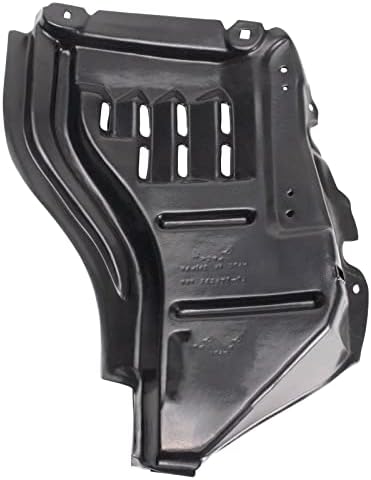 TRQ Front Right Forward Inner Fender Liner Black Passenger Side