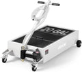 VEVOR Low Profile Electric Oil Drain Pan, 20 Gal Capacity, Rolling Oil Drain Pan with 110V High-Flow Pump, 7.2 ft Hose & T Folding Handle, Leak-proof & Corrosion-resistant, Fit for Trucks, ATVs, White by VEVOR