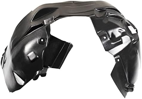 TRQ Front Left Inner Fender Liner Black Drivers Side