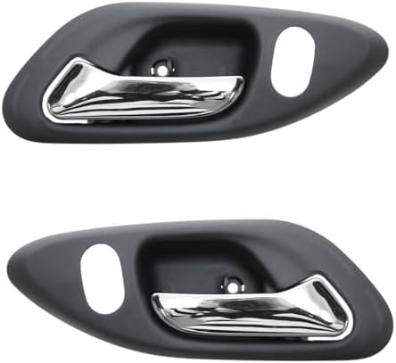 TRQ Left & Right Interior Door Handle Set 2 Piece Driver & Passenger Side