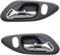 TRQ Left & Right Interior Door Handle Set 2 Piece Driver & Passenger Side