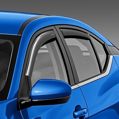 Goodyear Shatterproof in-Channel Window Deflectors for Nissan Sentra 2020-2025, Rain Guards, Window Visors for Cars, Vent Deflector, Car Accessories, 4 pcs - GY008418