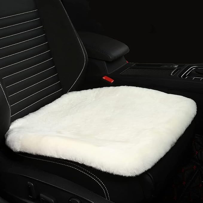 Fluffy Genuine Australia Sheepskin Car Seat Cover - Image 2