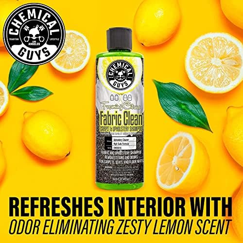 Chemical Guys, Foaming Citrus Fabric & Carpet Cleaner, Seats & Mats, 16 oz