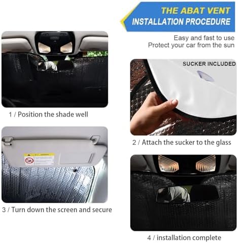 Women Eyes Car Windshield Sun Shade Foldable UV Ray Sun Visor Protector Sunshade to Keep Your Vehicle Cool (53" x 23.5")