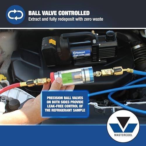 Mastercool 53376 R134a Visual Inspection Sight Glass with Quick Couplers - Image 5