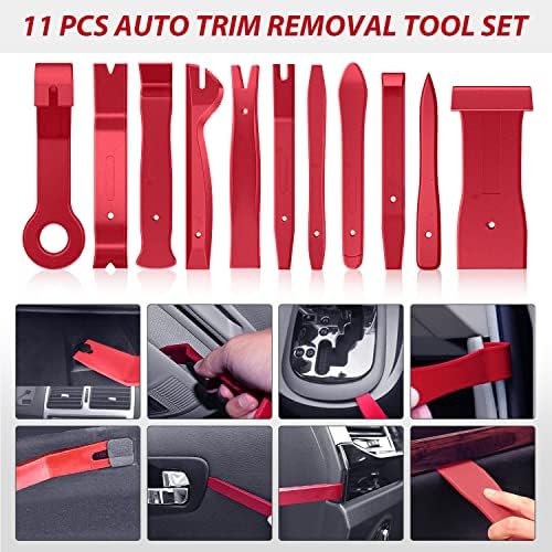 Nilight Trim Removal Tool 88Pcs, Auto Push Pin Bumper Retainer Clip Set