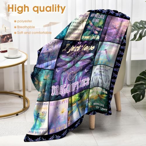 Butterfly Dream Catcher Blanket Gifts for Adults Women Girls Birthday Christmas Halloween Easter Mother's Day Presents Mom Wife Girlfriend Throw Blanket 60"x80" - Image 4