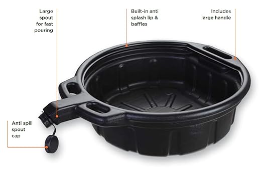 Groz 41960 4.25 Gallon Oil Drain Pan - - Image 2