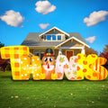8FT Thanksgiving Inflatables Outdoor Decoration Inflatable Thanks Turkey, Built in LED Lights Blow Up Yard Decorations for Fall Holiday Party Garden Lawn Décor by KOOY