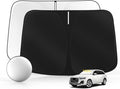 Windshield Sun Shade for Audi Q7 2016-2025 Foldable Sunshade Custom Fit Front by SULAGIWINDSHIELDSUNSHADE