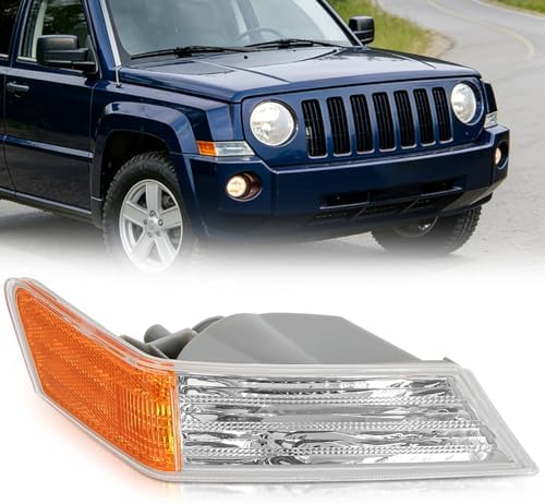 Nilight Front Turn Signals Light For 2007-2017 Jeep Patriot Passenger Side