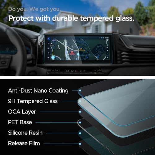 Spigen GlasTR SLIM Screen Protector Clear for Camry (2025-2026)