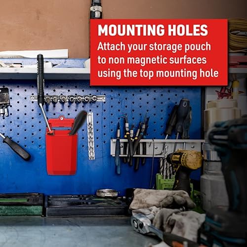 EZRED EZPOUCH Flexible Magnetic Storage Pouch, Holds Tools and Accessories - Image 4