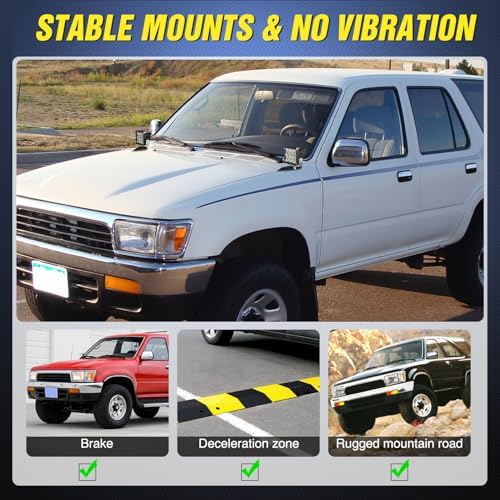 Nilight Ditch Light Brackets for Toyota 4Runner 1989-995 3rd Gen Pickup