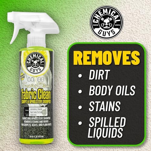 Chemical Guys, Foaming Citrus Fabric & Carpet Cleaner, Ready to Use, 32 oz