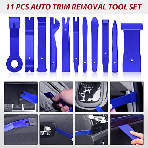 Nilight Trim Removal Tool 88Pcs, Auto Push Pin Bumper Retainer Clip Set