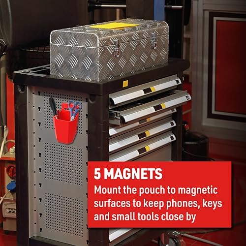 EZRED EZPOUCH Flexible Magnetic Storage Pouch, Holds Tools and Accessories - Image 3