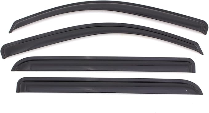 KPY Window Visor Rain Guard for 2008-2014 BMW X6, Side Window Vent Deflectors by KPYBizConnect