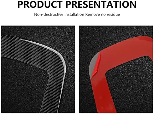 Car Gear Shift Panel Decals for Audi A4 A5 S4 S5 RS4 RS5 Q5 Accessories Carbon Fiber Interior Stickers, Style B