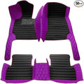TAHALICustom Colors Car Floor Mats Black Pink by Unknown