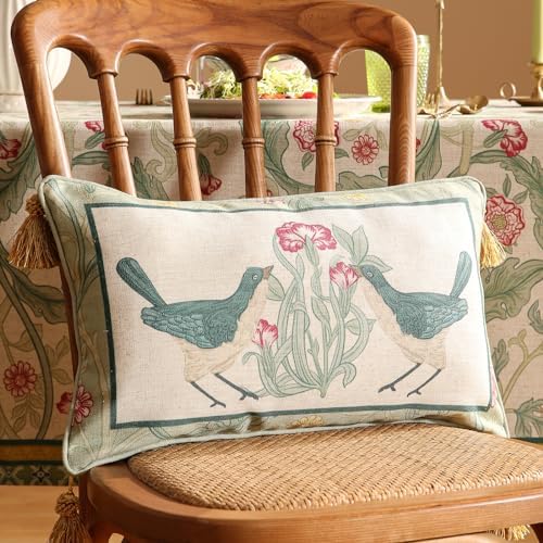 patdrea Designer French Vintage Throw Pillow Cover,12"x20" - Image 6