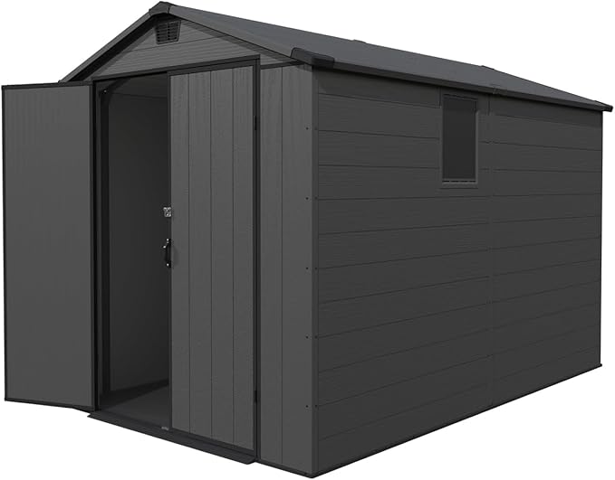 Patiowell 6x10 FT Outdoor Plastic Storage Shed - Image 9