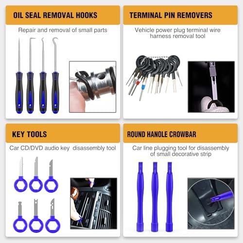 GOOACC 330Pcs Trim Removal Tool Auto Push Pin Bumper Retainer Clip Set - Image 6