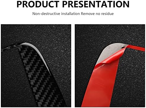 Car Multimedia Control Panel Decals for Audi A4 A5 S4 S5 2009-2016 Accessories Carbon Fiber Interior Stickers, 7inch