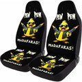 GENANY Funny Duck Car Seat Covers, 2-Piece Front Seat Set