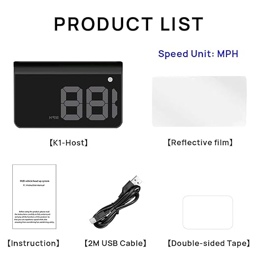 Heads up Display for Cars, Car HUD, Head up Display for Car, Digital GPS HUD - Image 5