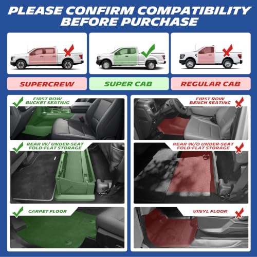 Michelin Vehicle Mats for 2015-2026 Ford F150 Super/Extended Cab Truck