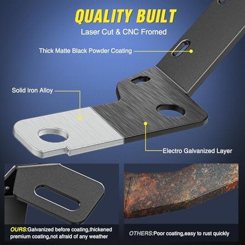 Nilight Ditch Light Brackets for Toyota 4Runner 2009-2023 Tundra 2007-2021
