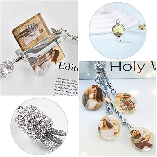 Personalized Ornament - Custom Photo Crystal Windmill Pendant Hanging Jewelry Lucky Car Jewelry Universal Decorative Pendant Mother's Day Daddy Day Christmas Personalized Gifts - Image 3