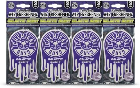 Chemical Guys, Hanging Air Fresheners, Galactic Scent, 12 Pack, for Cars - Image 2