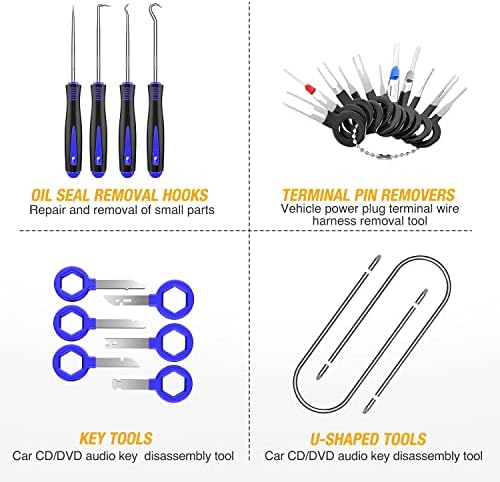 GOOACC 200Pcs Auto Trim Removal Tool and Push Pin Retainer Clip Set - Image 7