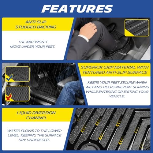 Michelin Vehicle Mats for 2002-2008 Dodge Ram 1500, 2003-2009 Ram 2500/3500