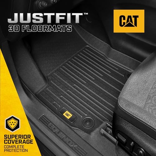 CAT® JustFit™ 3D Custom Fit Floor Mats, Chevy Equinox GMC Terrain 2019 2020 2021 2022 2023 2024, Heavy Duty Car Floor Liner Protection Laser Measured, Chevy Equinox Accessories for GMC Terrain