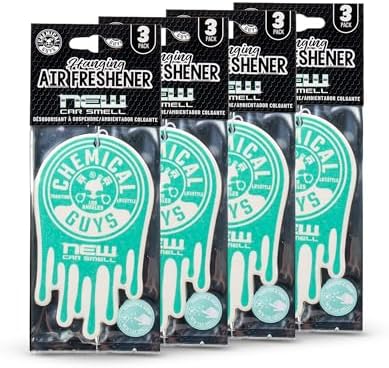 Chemical Guys, Hanging Air Fresheners, New Car Scent, 12 Pack, for Cars - Image 5