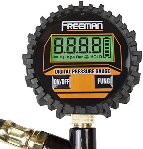 Freeman Digital Tire Inflator with LCD Pressure Gauge | FATDTI - Image 2